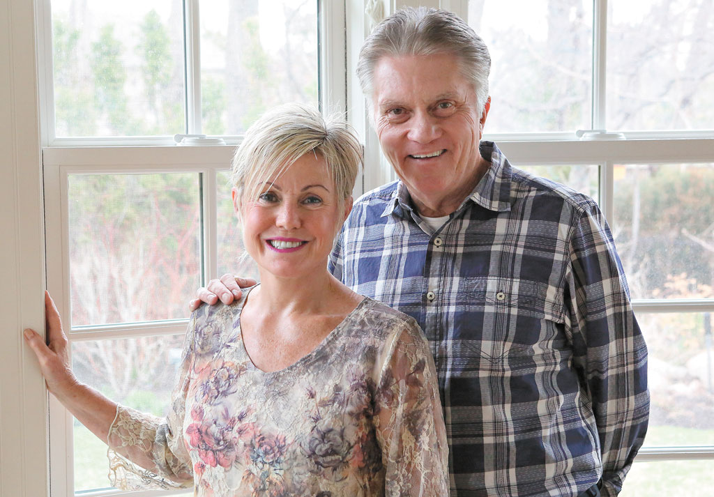 Radio host Roger Ashby with his wife, Moira