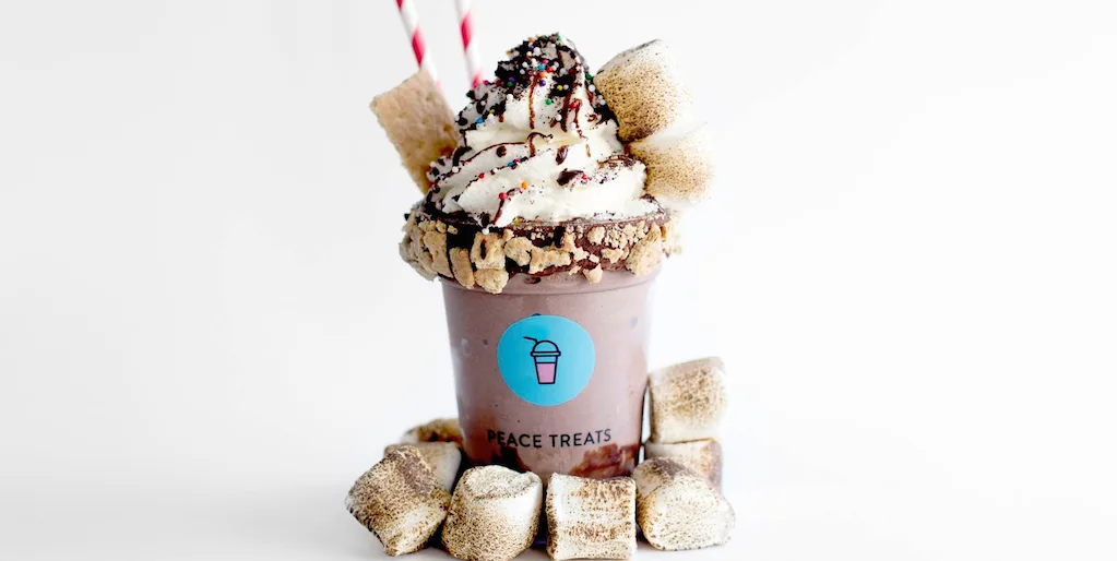 peace treats smores shake