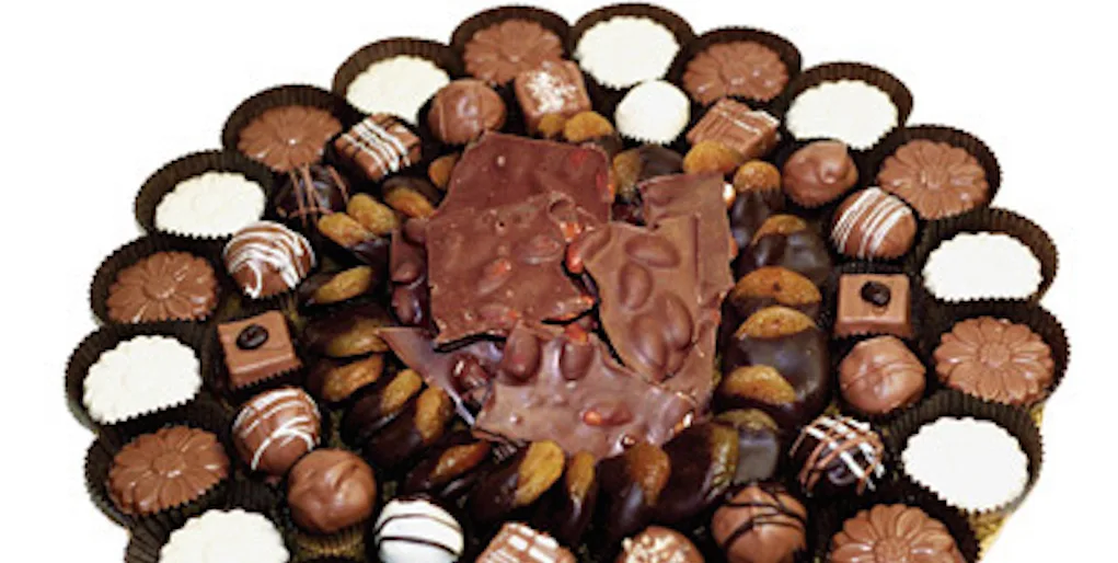 chocolate charm chocolate tray