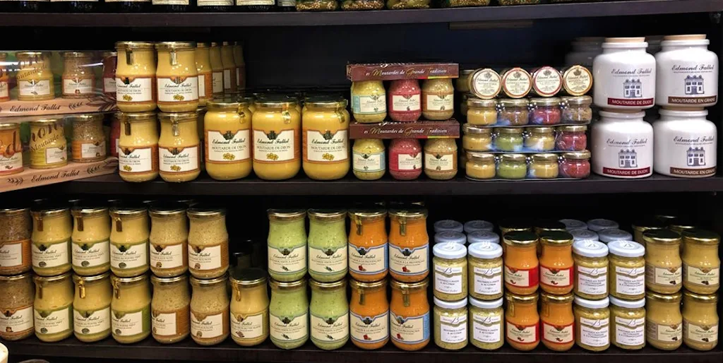 douce france mustard shelves