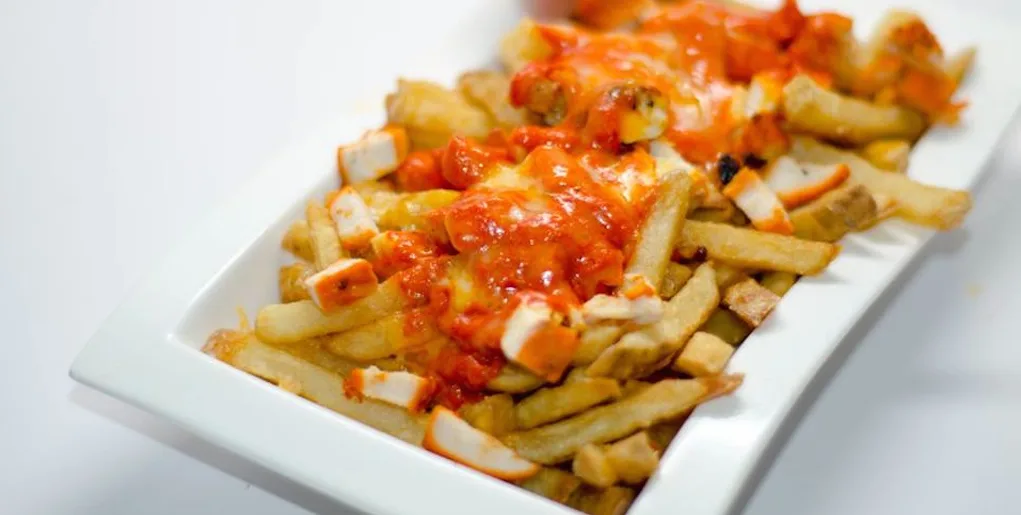 nawab express butter chicken poutine