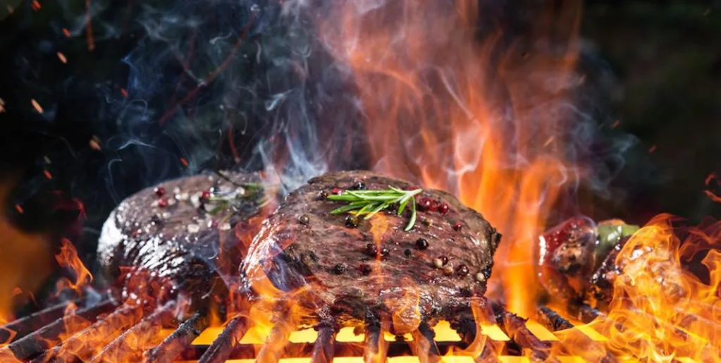 wildfire steakhouse steak on grill
