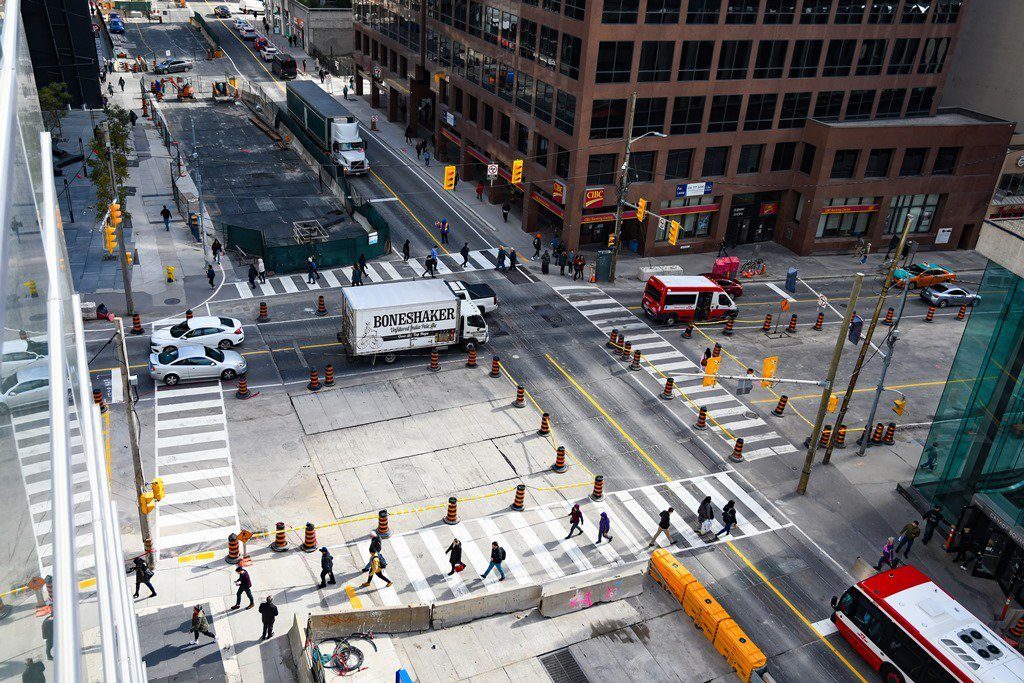 Yonge and Eglinton intersection getting back to normal and residents
