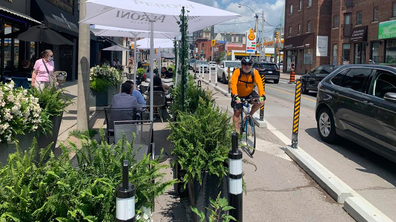 Should Yonge Street make its new bike lanes and patios permanent