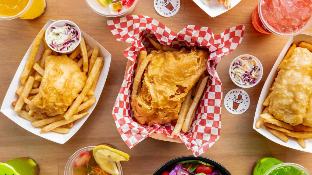 Toronto's latest spot for fish and chips also sells bubble tea on the