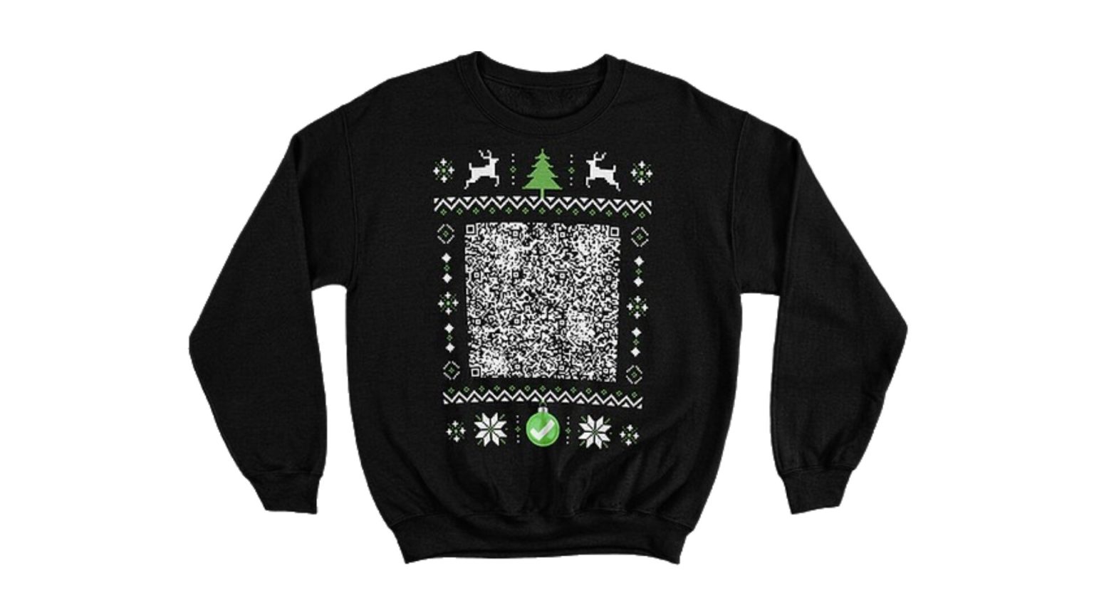 You can put your vaccine QR code on an ugly Christmas sweater with this
