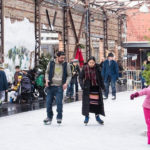 skating at Evergreen Brick Works
