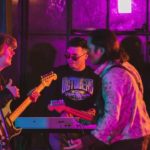 Open mic night at OBJX Studio in Toronto