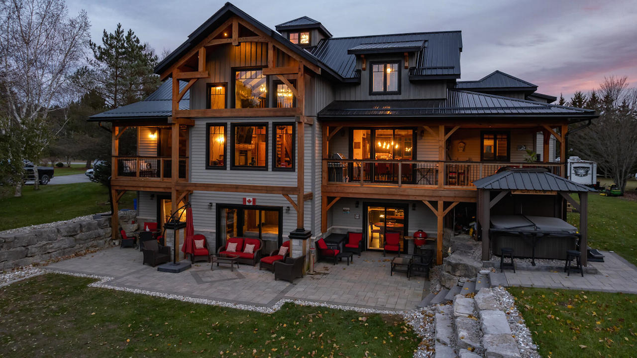 This $3.199 million Kawartha Lakes Cottage has its own movie theatre