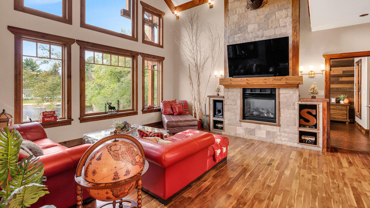 This $3.199 million Kawartha Lakes Cottage has its own movie theatre