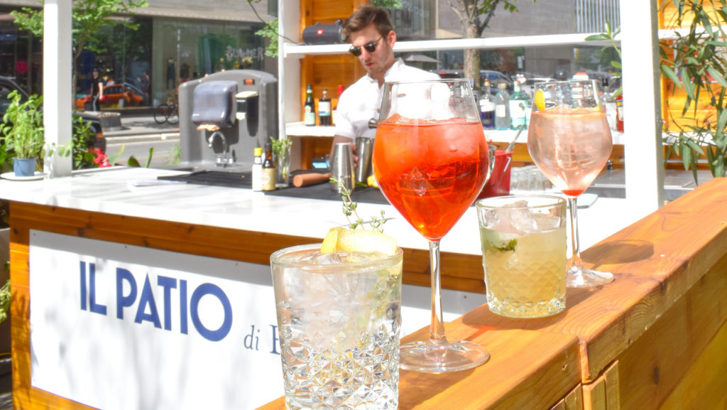 Eataly just got a walkinonly patio with a buildyourown tonic bar