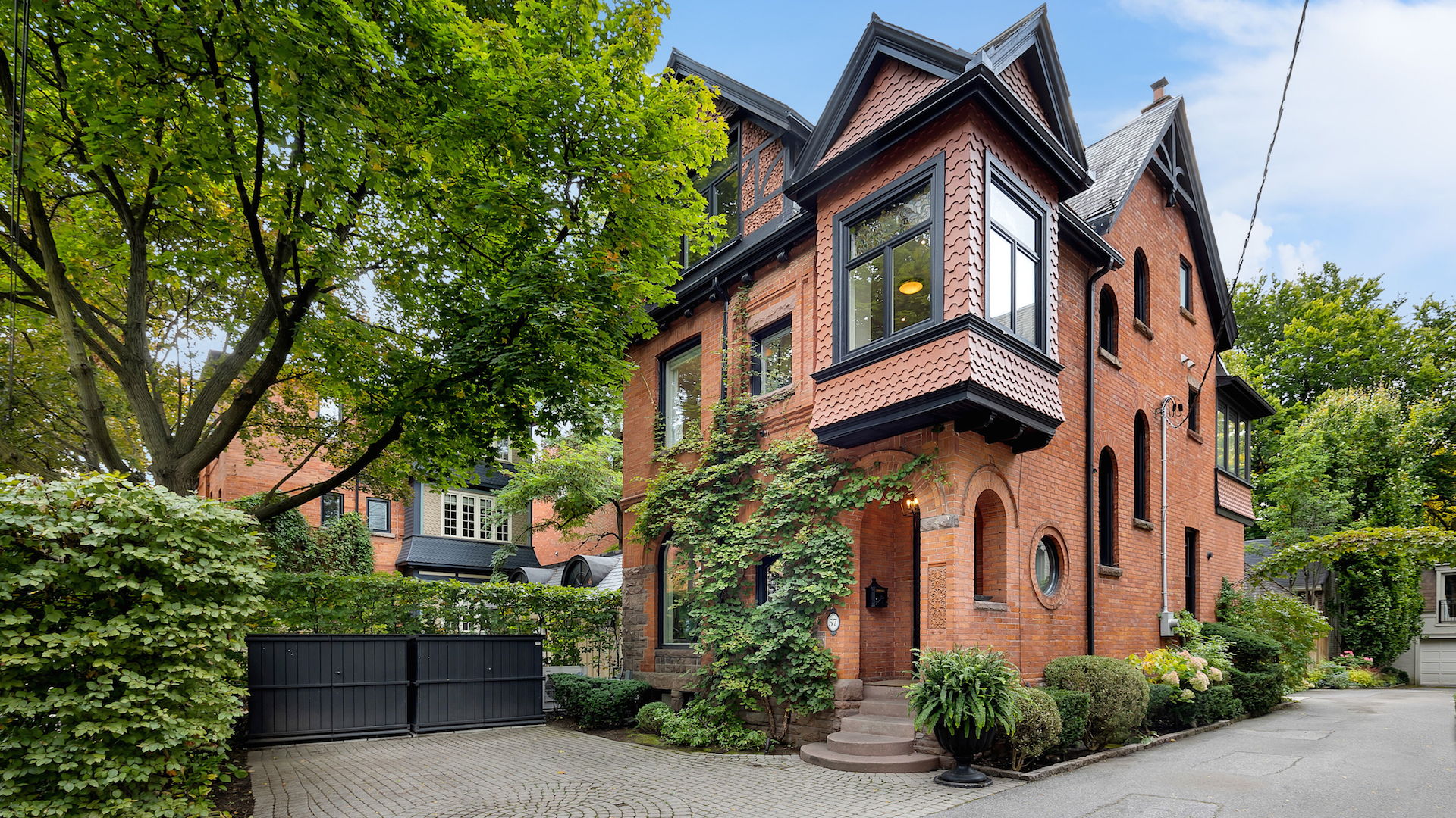 This 4.5 million Rosedale home includes Victorian stained glass windows