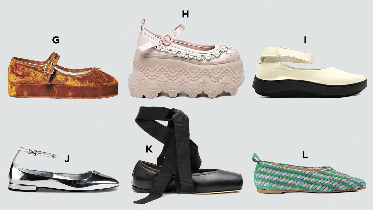 ballet-inspired shoes