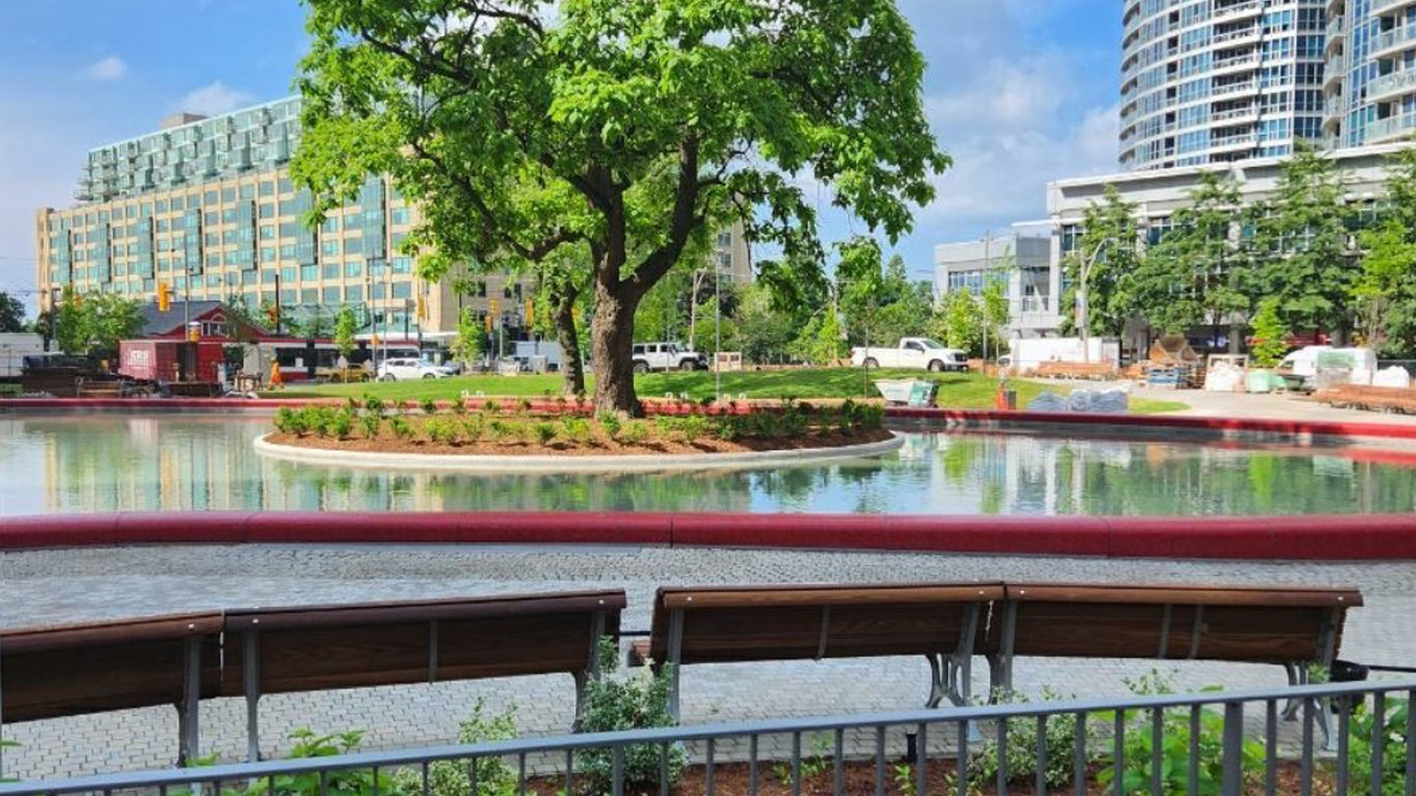 Toronto's new heartshaped Love Park is officially opening this weekend