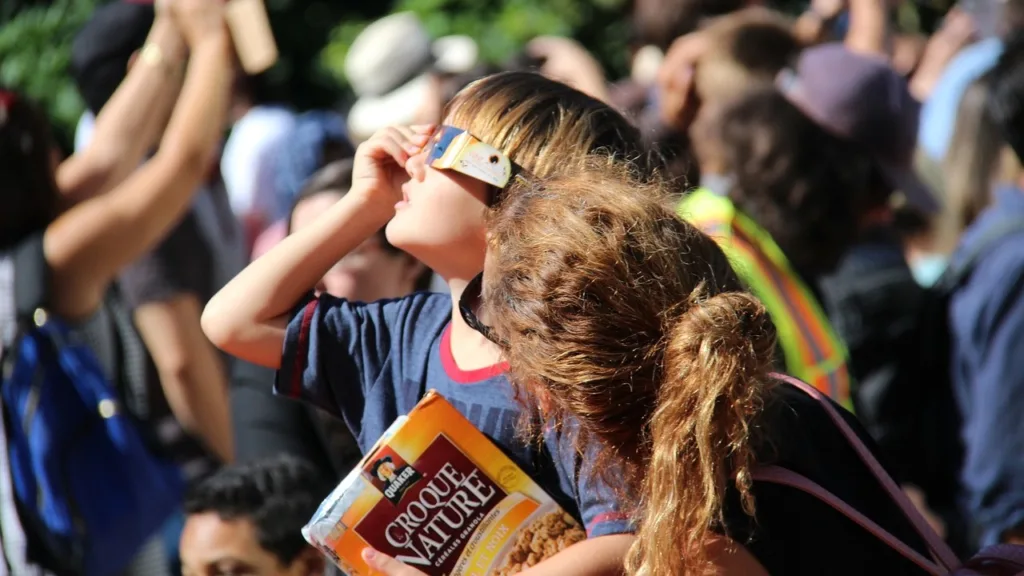 Solar eclipse event