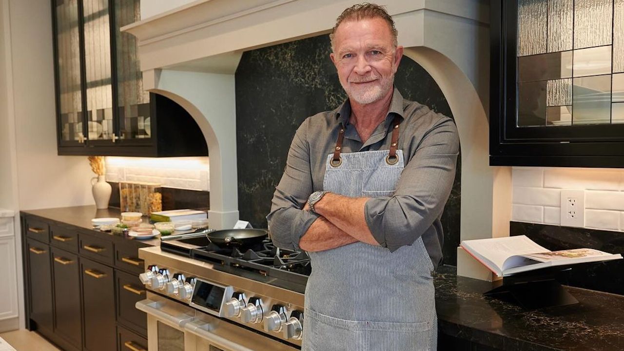 Master chef Mark McEwan in his kitchen