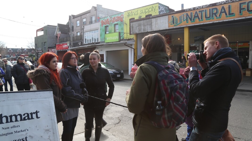 A scene from the Kensington Market documentary film