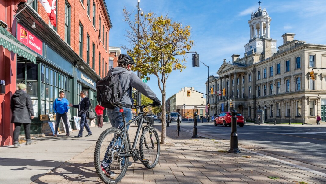 Main Street of Cobourg, a town near Toronto
