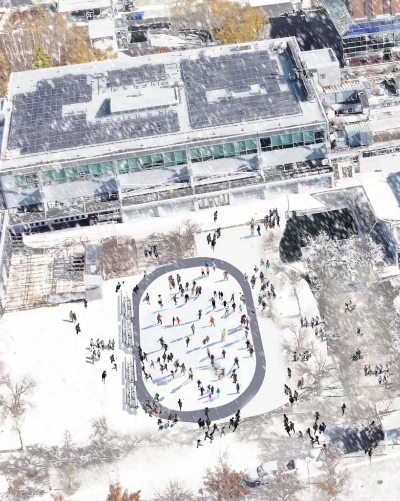 Harbourfront Centre rendering of skating rink