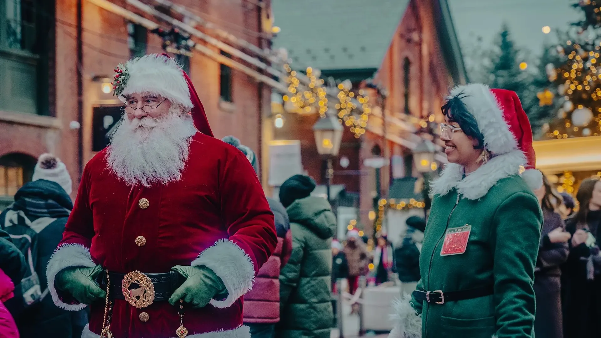 santa winter village