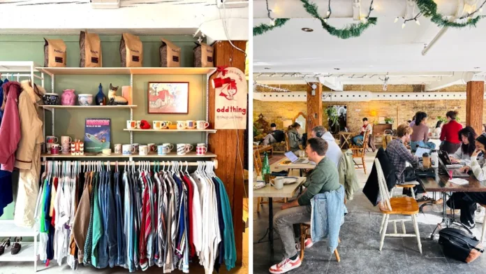 There's a new vintage store hidden inside this huge Toronto coffee