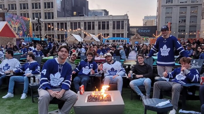 Maple Leafs watch party at Rendezviews