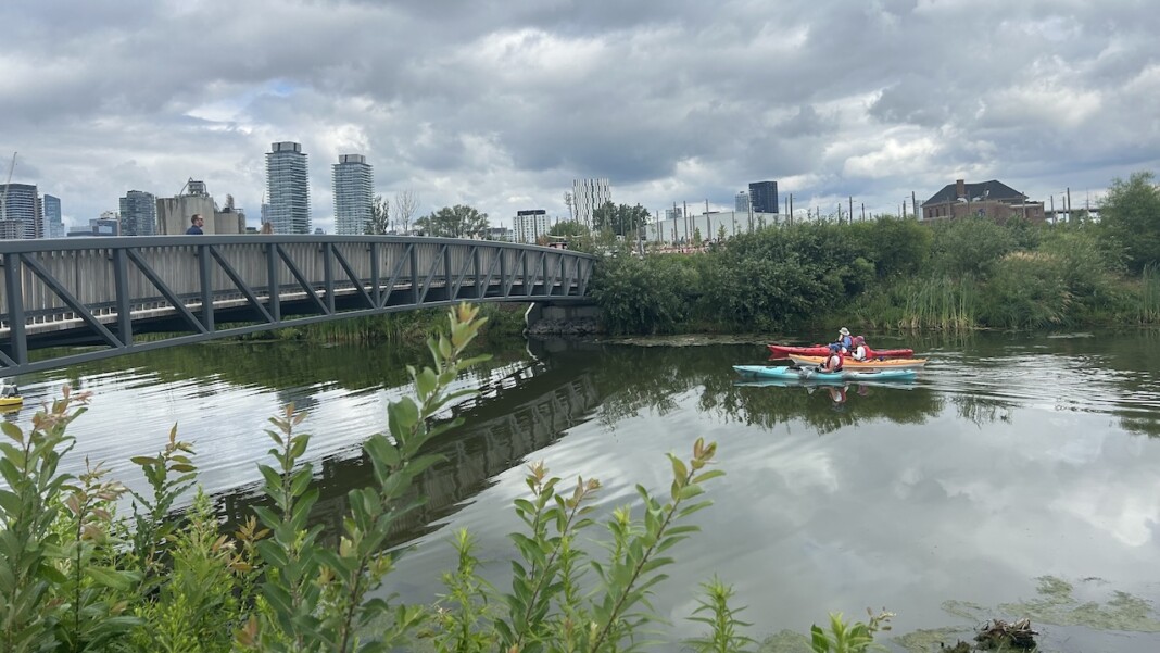 Biidaasige Park and the new Don River
