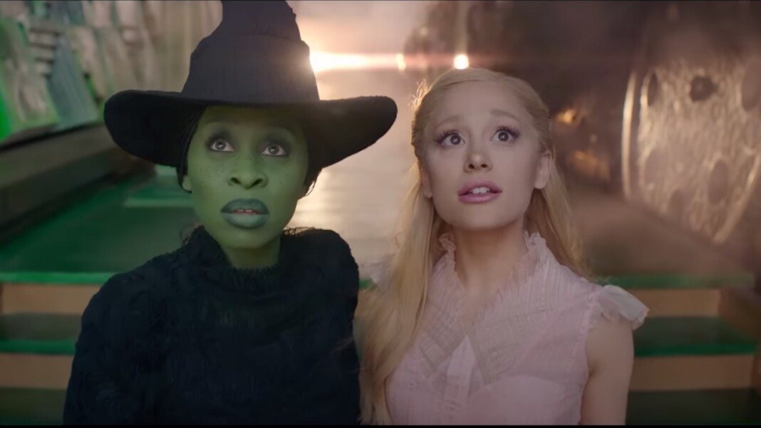 A movie still from Wicked