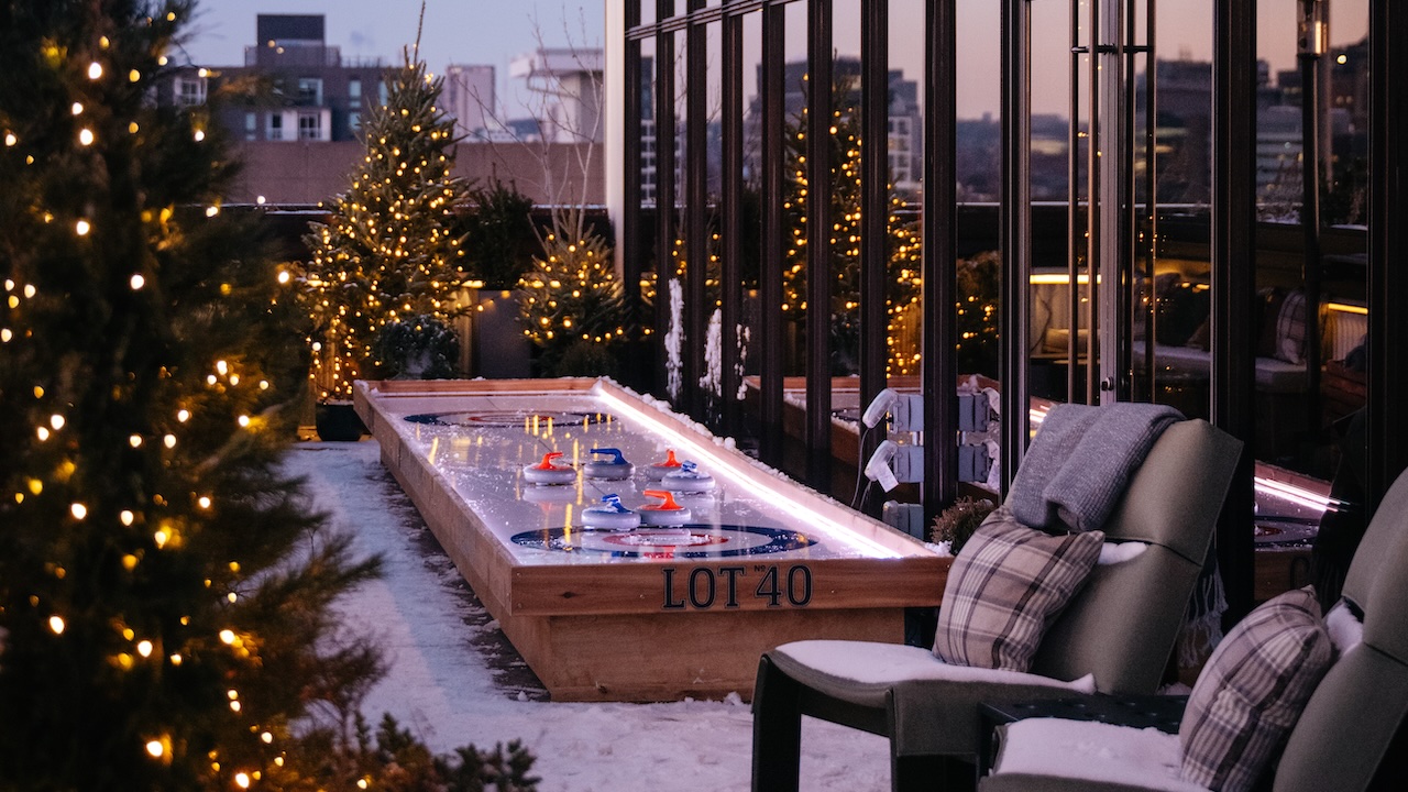 Curling at Toronto's Ace Hotel