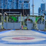 Curling in Toronto at Stackt Market