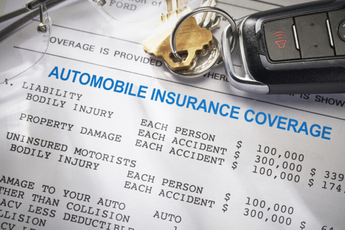 Auto and Car Insurance policy with keys Auto and Car Insurance policy with keys