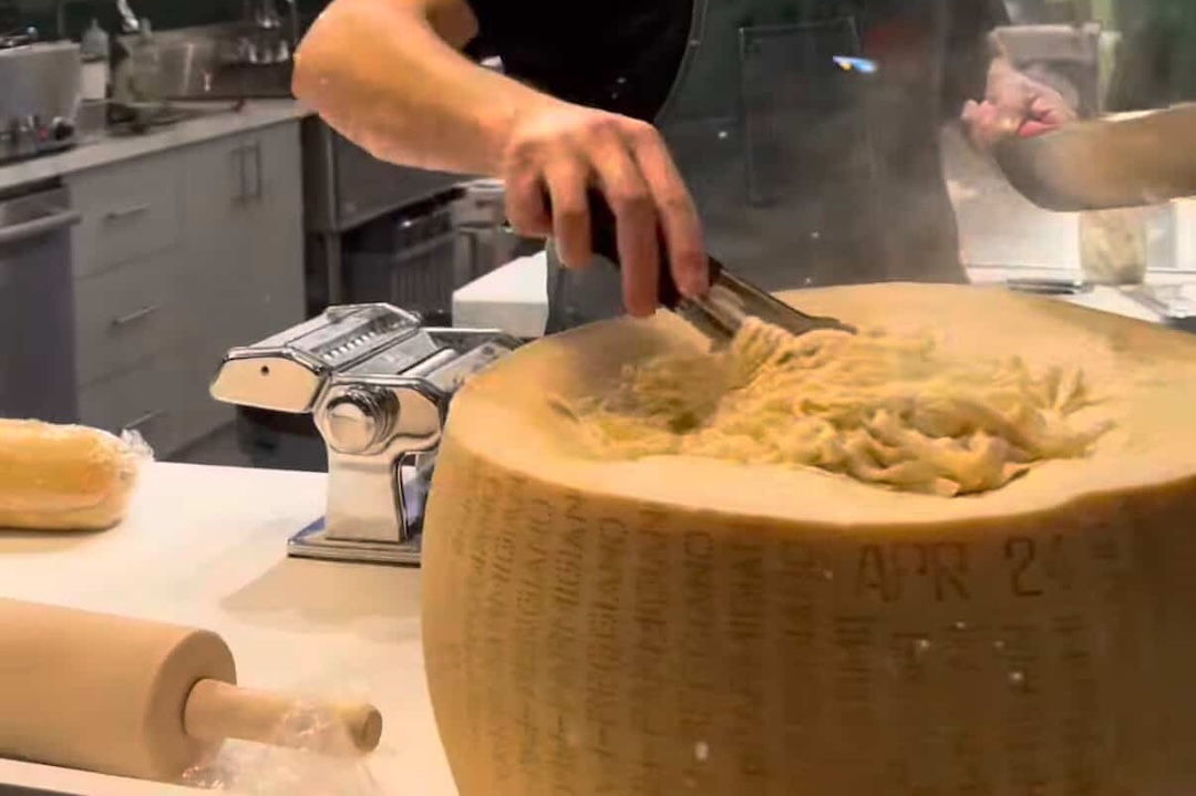 Queen West just got a custom pasta bar with more than 10 toppings and a 35-kilo parm wheel, Canada Reviews