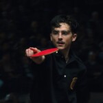 Timothée Chalamet in the film Marty Supreme