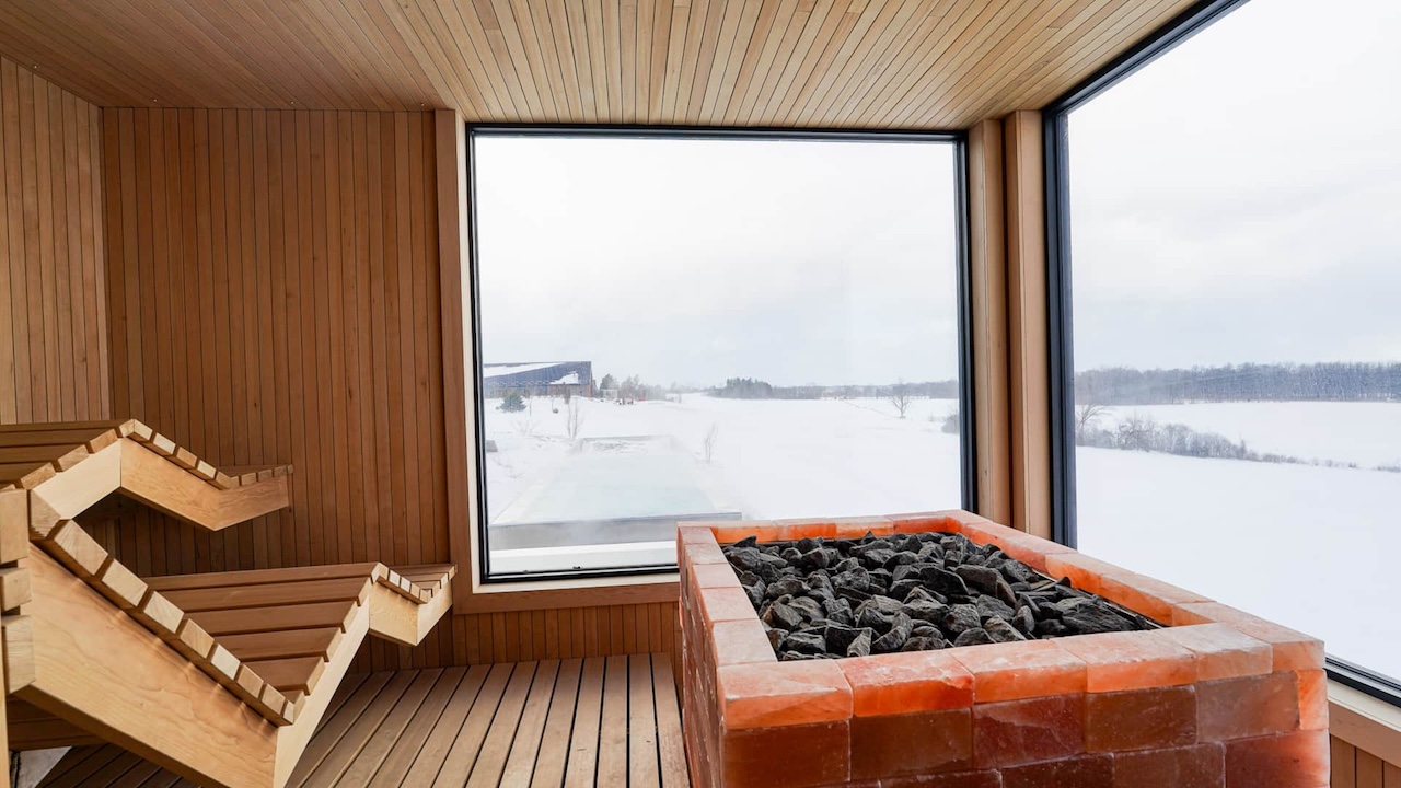 shale nordic spa sauna