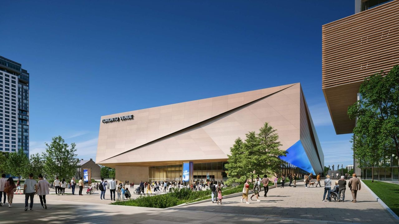 Rendering of proposed concert venue (city of Toronto)