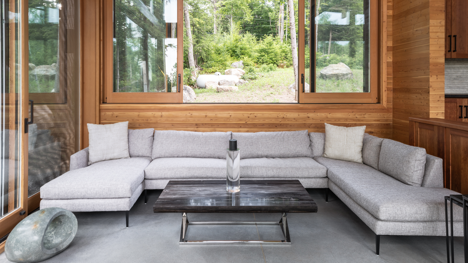 heated rivalry cottage interior