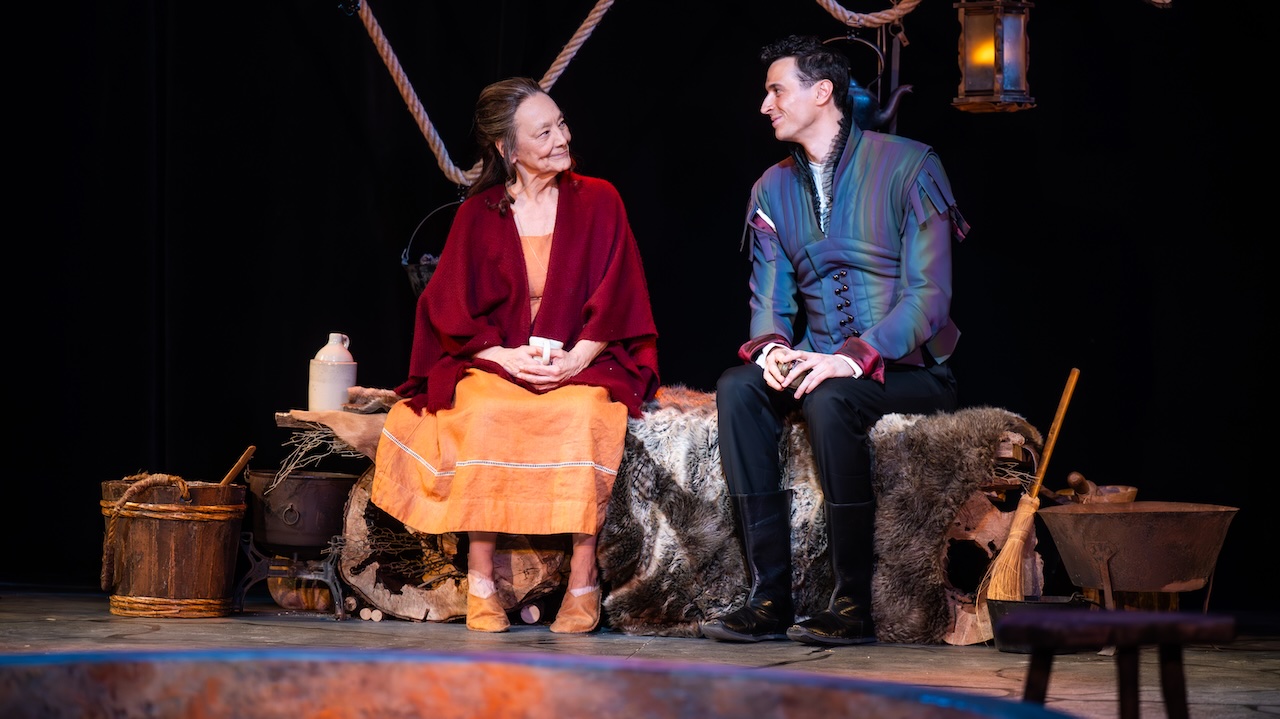 Tantoo Cardinal and Nicholas Eddie in 'Witch' (photo by Dahlia Katz)