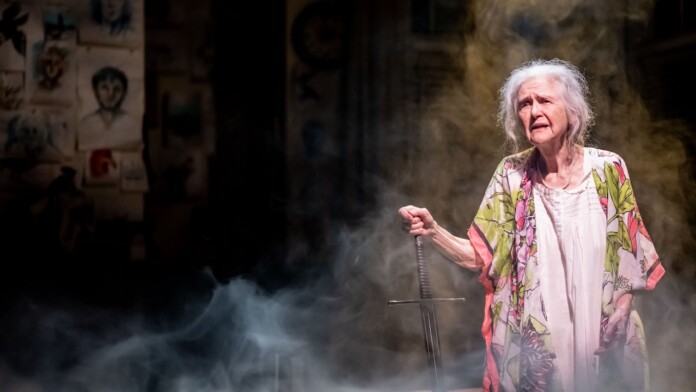 Clare Coulter as Queen Maeve (photo: Jae Yang)