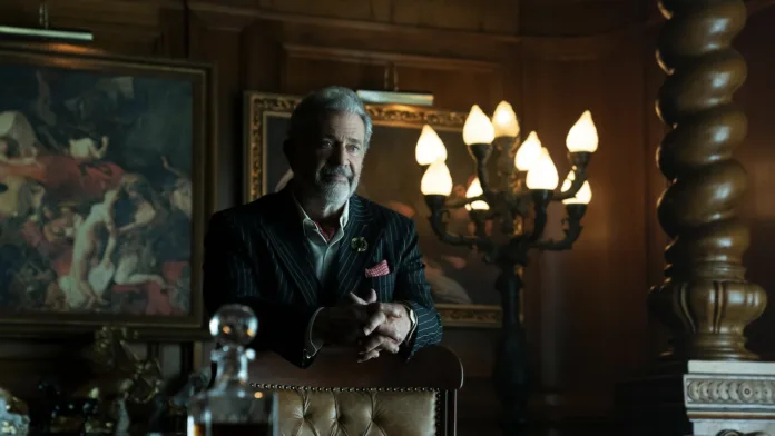 Mel Gibson in 'The Continental' (Photo by Starz Entertainment/Katalin Vermes/Starz Entertainment )