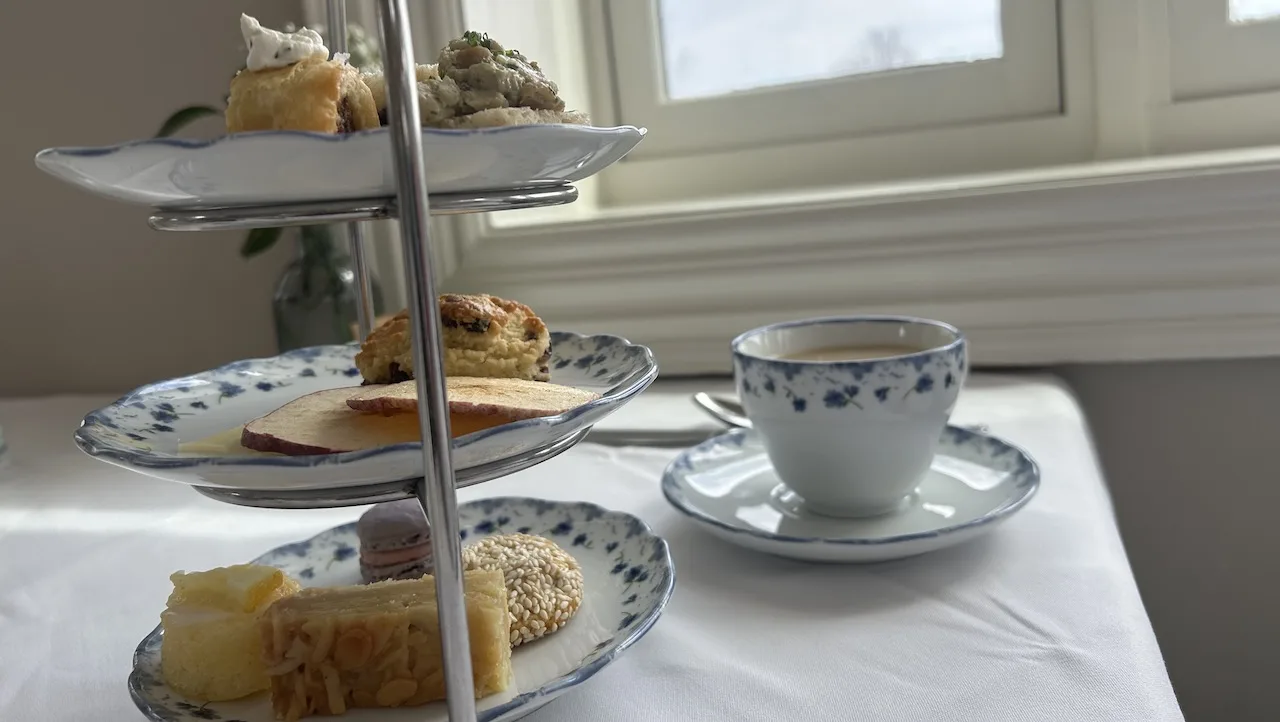 Ste. Anne's Spa tea service