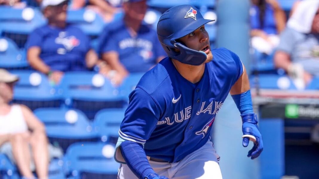 Toronto blue jays player Daulton Varsho