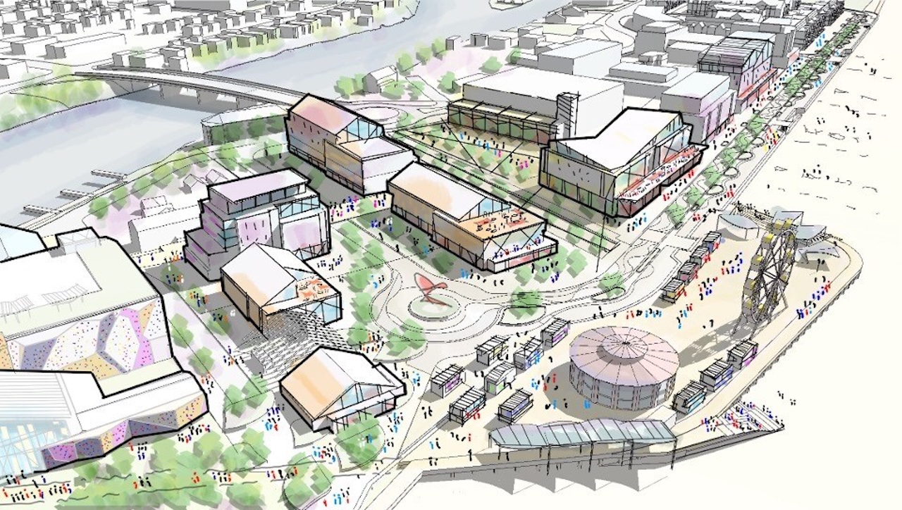 Rendering of proposed Wasaga Beach redevelopment