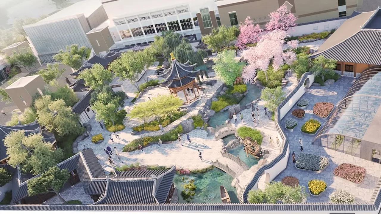 A rendering of the Asian garden proposed by the Chinese Cultural Centre of Greater Toronto