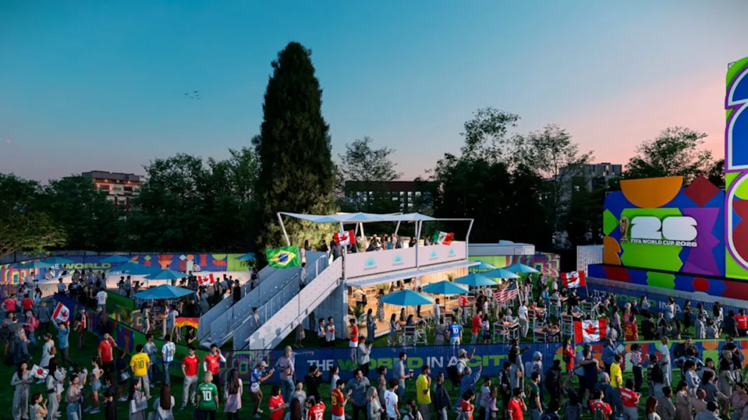 FIFA Fan Festival premium experience rendering (City of Toronto)